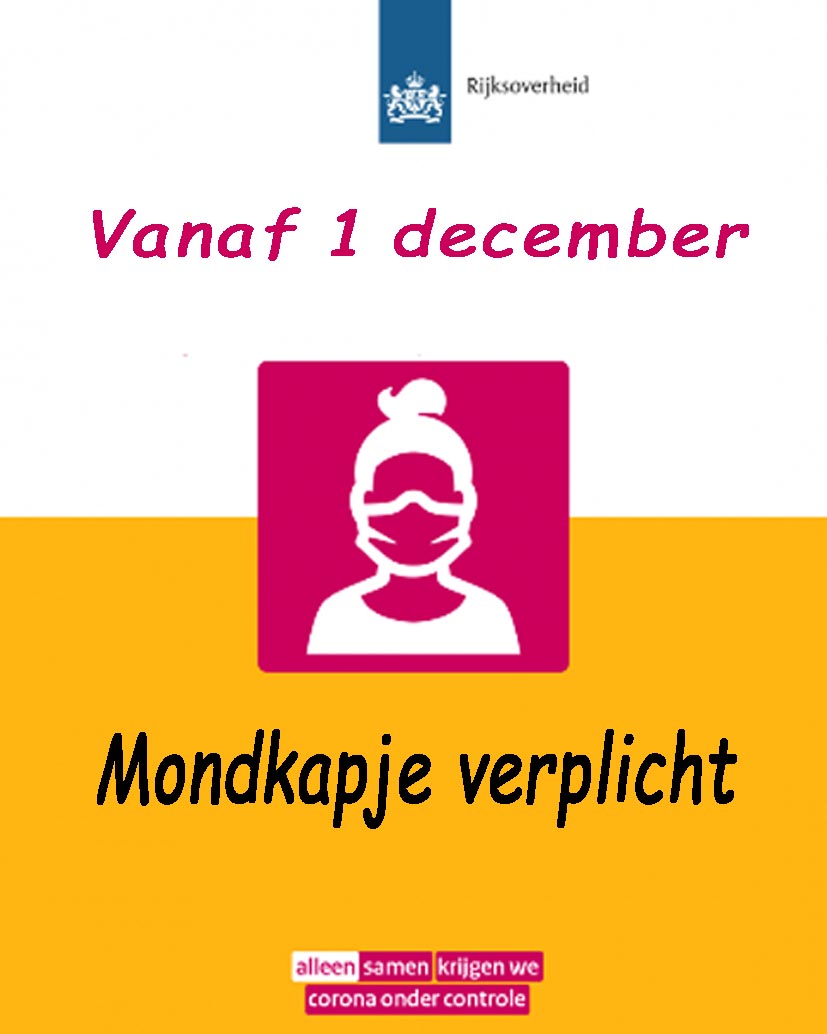 Mondkapjes plicht